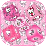 kitty cube live wallpaper android application logo